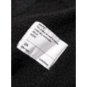 Mens Thicken Embroidered Wool Zipper Stand Collar Warm Casual Jacket