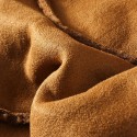 Mens Vintage Fleece Long Sleeve Double Big Pockets Casual Coats
