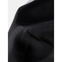 Mens Houndstooth Lapel Single-Breasted Mid-Length Trench Coats