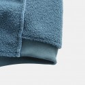 Mens Woolen Stand Collar Pure Color Thick Zipper Single Breasted Casual Jacket 