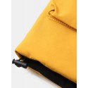 Mens Contrast Patchwork Warm Windproof Hooded Padded Gilet Vests With Multi Pock