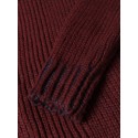 Mens Single-Breasted Thick Mid-Length Hooded Cardigan Sweater With Pocket