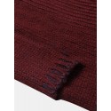Mens Single-Breasted Thick Mid-Length Hooded Cardigan Sweater With Pocket