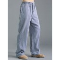 INCERUN Mens Vintage Casual Baggy Solid Color Drawstring Chinese Style Loose Pants