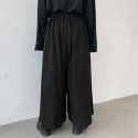 Mens Fashion Drawstring Loose Comfy Solid Color Casual Pants