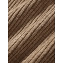 Mens Solid Corduroy Cotton Cargo Style Drawstring Cuff Pants With Pocket