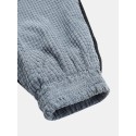 Mens Patchwork Corduroy Drawstring Casual Jogger Pants With Pocket