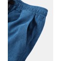 Mskufo Design Mens Side Pocket Elastic Waist Loose Cargo Pants