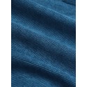 Mskufo Designed Mens Corduroy Solid Color Drawstring Big Pocket Casual Pants