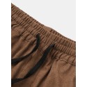 Mens Side Tribal Print Sketches Letter Ankle Length Elastic Waist Pants