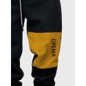 Mens Letter Print Color Block Patchwork Loose Sweatpants
