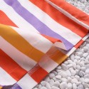 Mens Sunshine Striped Board Shorts Thin Quick Dry Mesh Lining Fishing Beach Shorts 