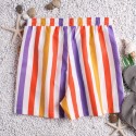 Mens Sunshine Striped Board Shorts Thin Quick Dry Mesh Lining Fishing Beach Shorts 