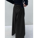 Mens Striped Cutout Drawcord Waist Pants