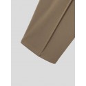 Mens Solid Pintuck Casual Straight Pants