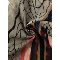 Mens Ethnic Gauze Brush Print Buttons Up Short Sleeve Shirts