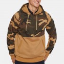Mens Fashion Hooded Patchwork Long Sleeve Casual Sweatshirt