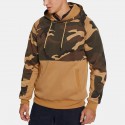 Mens Fashion Hooded Patchwork Long Sleeve Casual Sweatshirt