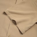 Men Solid Buttons Short Sleeve Breathable Casual Shirts