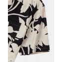 Mens Flowery Graphic Ornament Front Buttons Skin Friendly Shirts