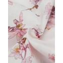 Mens Cherry Blossoms Floral Print Short Sleeve Casual Vacation Shirts