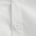 Men Solid Color Asymmetric Hem Long Sleeve Lapel Collar Shirt