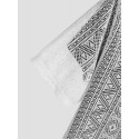 Mens Crochet Hollow Out Revere Collar Front Buttons Shirts