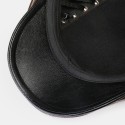 Collrown Men's Artificia Leather Beret Caps Casual Newsboy Cap Adjustable Warm Hats