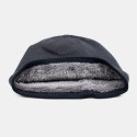 Men Winter Plus Velvet H Badge Pattern Outdoor Knitted Warm Beanie Toque Hat