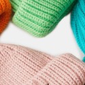 Unisex N-Letter Pattern Knitted Caps Fashion Casual Adjustable Elastic Cap Skull Cap Brimless Beanie Landlord Cap