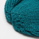 Unisex N-Letter Pattern Knitted Caps Fashion Casual Adjustable Elastic Cap Skull Cap Brimless Beanie Landlord Cap