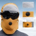 Unisex Autumn Winter Warm Trapper Hat with Goggles Adult Outdoor Cycling Windproof Ear Protection Thicken Bomber Hats Ski Hats