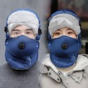 Unisex Autumn Winter Warm Trapper Hat with Goggles Adult Outdoor Cycling Windproof Ear Protection Thicken Bomber Hats Ski Hats