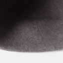 Men Woolen Autumn Winter Warm Landlord Cap Solid Color Curled Brim Windproof Sunshade Beanie Skull Hat