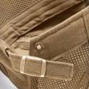 Collrown Men Cotton Metal Badge Mesh Breathable Casual Outdoor Sunshade Forward Hat Flat Hat Beret Cap