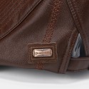 Collrown Men's PU Leather Beret Caps Casual Newsboy Cap Artificial Leather Warm Hats