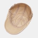 Men's Beret Caps British Plaid Cap Casual Hat Forward Cap Adjustable