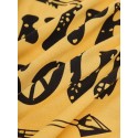 Casual Letter Print Round Neck Short Sleeve T-shirts