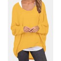 Womens Bat Sleeve Off Shoulder Loose  Loose Top Sweater Pullover Casual Shirt T-shirt