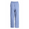 Women Casual Solid Color Elastic Waist Side Pockets Trouser Pants