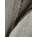 Women High Waist Button Solid Color Harem Pants with Pocket