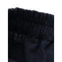 Women High Elastic Waist Loose Wide Leg Pants with Pockets
