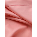Women Solid Color High Waist Zipper Wide Leg Pants With Pocket