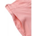 Women Solid Color High Waist Zipper Wide Leg Pants With Pocket