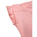 Women Solid Color High Waist Zipper Wide Leg Pants With Pocket