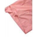 Women Solid Color High Waist Zipper Wide Leg Pants With Pocket