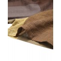 Women Vintage Plaid Print Button Front O-Neck Short Sleeve Loose Casual Shirt Dress With Pocket