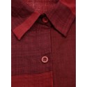 Women Casual Plaid Lapel Long Sleeve Button Vintage Shirt Maxi Dresses With Pocket