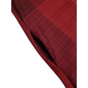 Women Casual Plaid Lapel Long Sleeve Button Vintage Shirt Maxi Dresses With Pocket