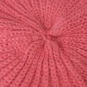 Women Rabbit Hair Blend Knitted Hat Solid Color Thicken Warmth Beret Cap
